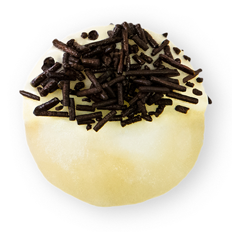 #09 MOCHI GELATO DI PANNA CON FONDENTE BIANCO & GRANELLA DI CIOCCOLATO NERO