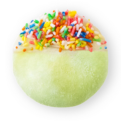 #33 MOCHI GELATO DI PISTACCHIO DI BRONTE CON FONDENTE BIANCO & GRANELLA DI ZUCCHERO COLORATO